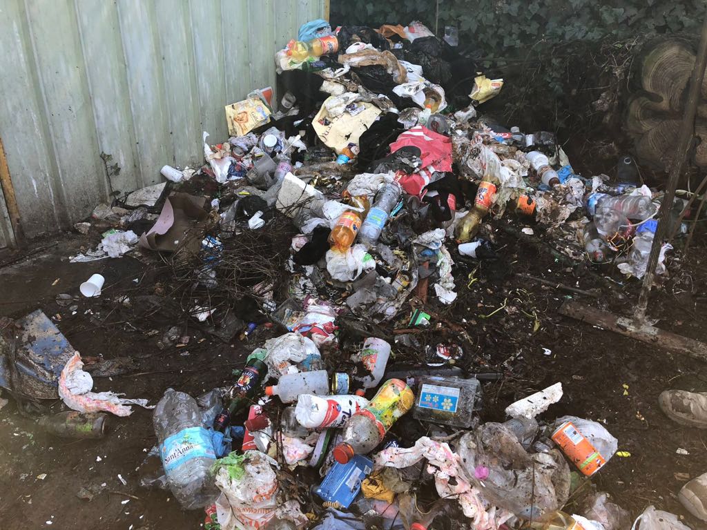 I rifiuti nel terreno