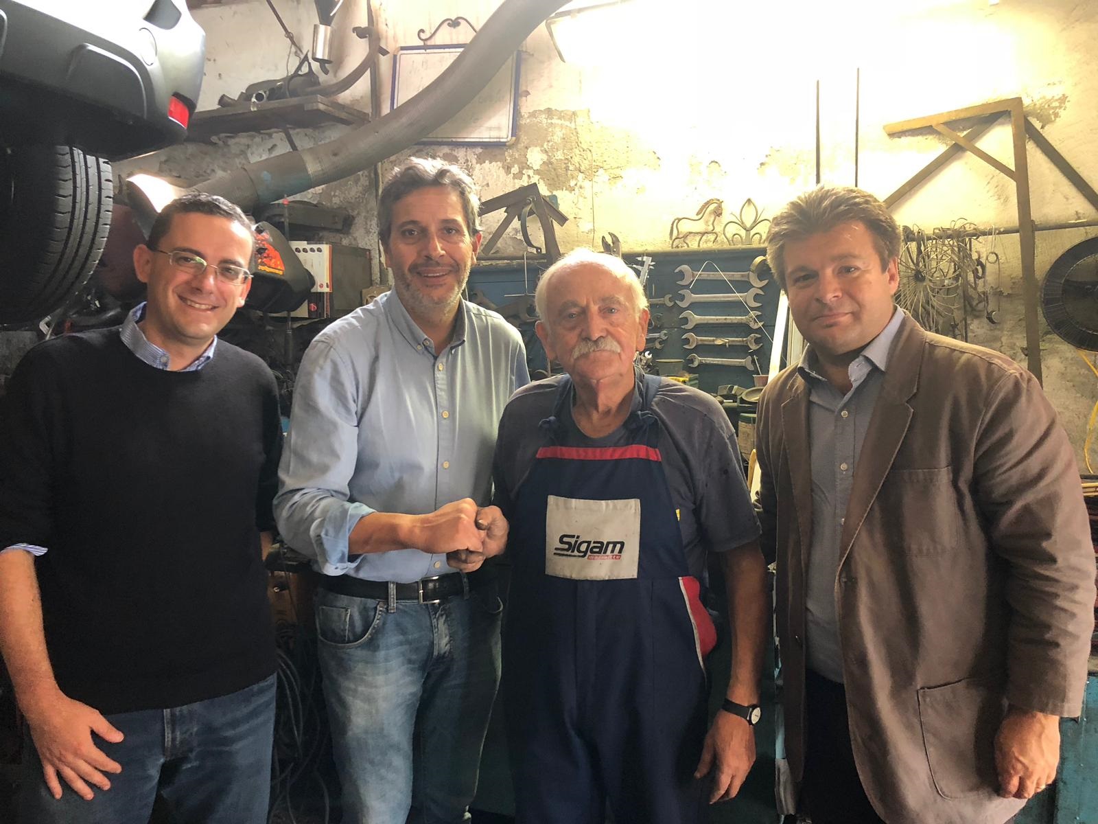 Cristiano Balli artigiano per un giorno