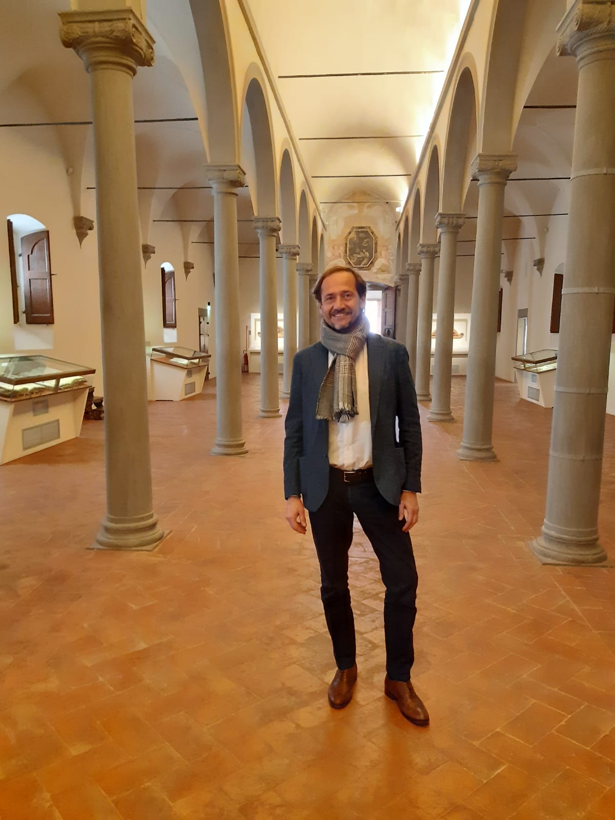 Fabio Giorgetti al Museo di San Marco Fabio Giorgetti al Museo di San Marco