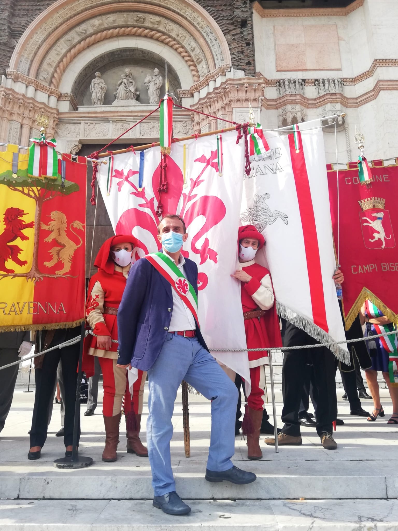 Il presidente del Consiglio comunale Luca Milani a Bologna nel 40° anniversario della strage Il presidente del Consiglio comunale Luca Milani a Bologna nel 40° anniversario della strage