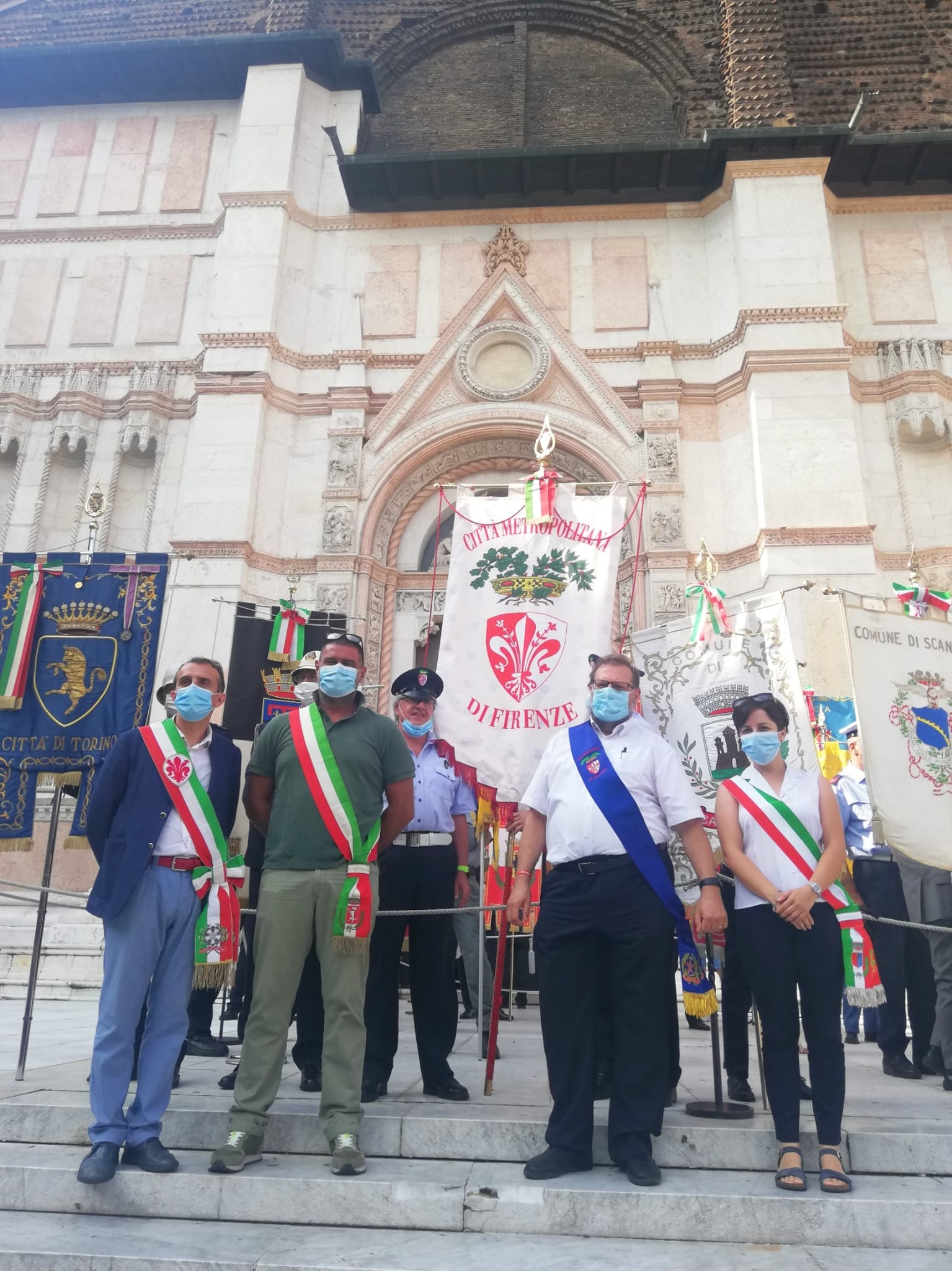 Il presidente del Consiglio comunale Luca Milani a Bologna nel 40° anniversario della strage Il presidente del Consiglio comunale Luca Milani a Bologna nel 40° anniversario della strage