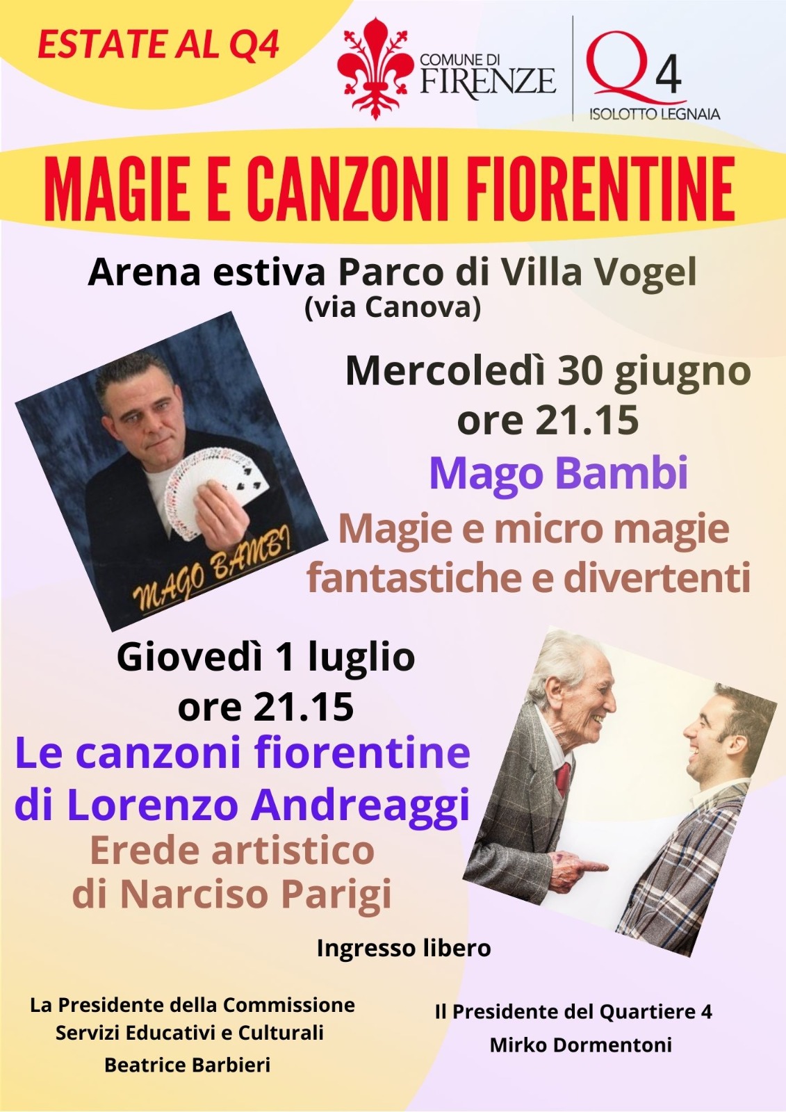 Magie e canzoni fiorentine Magie e canzoni fiorentine