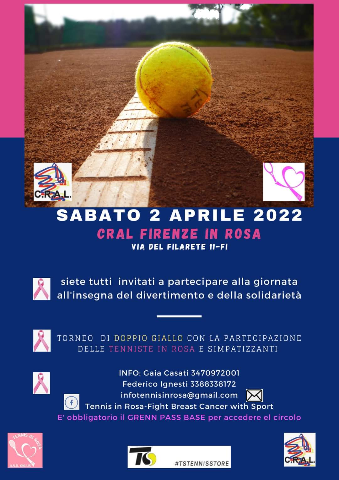 Presentazione Tennis in Rosa Presentazione Tennis in Rosa