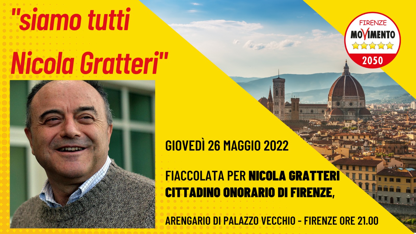 Fiaccolata per Nicola Gratteri Fiaccolata per Nicola Gratteri