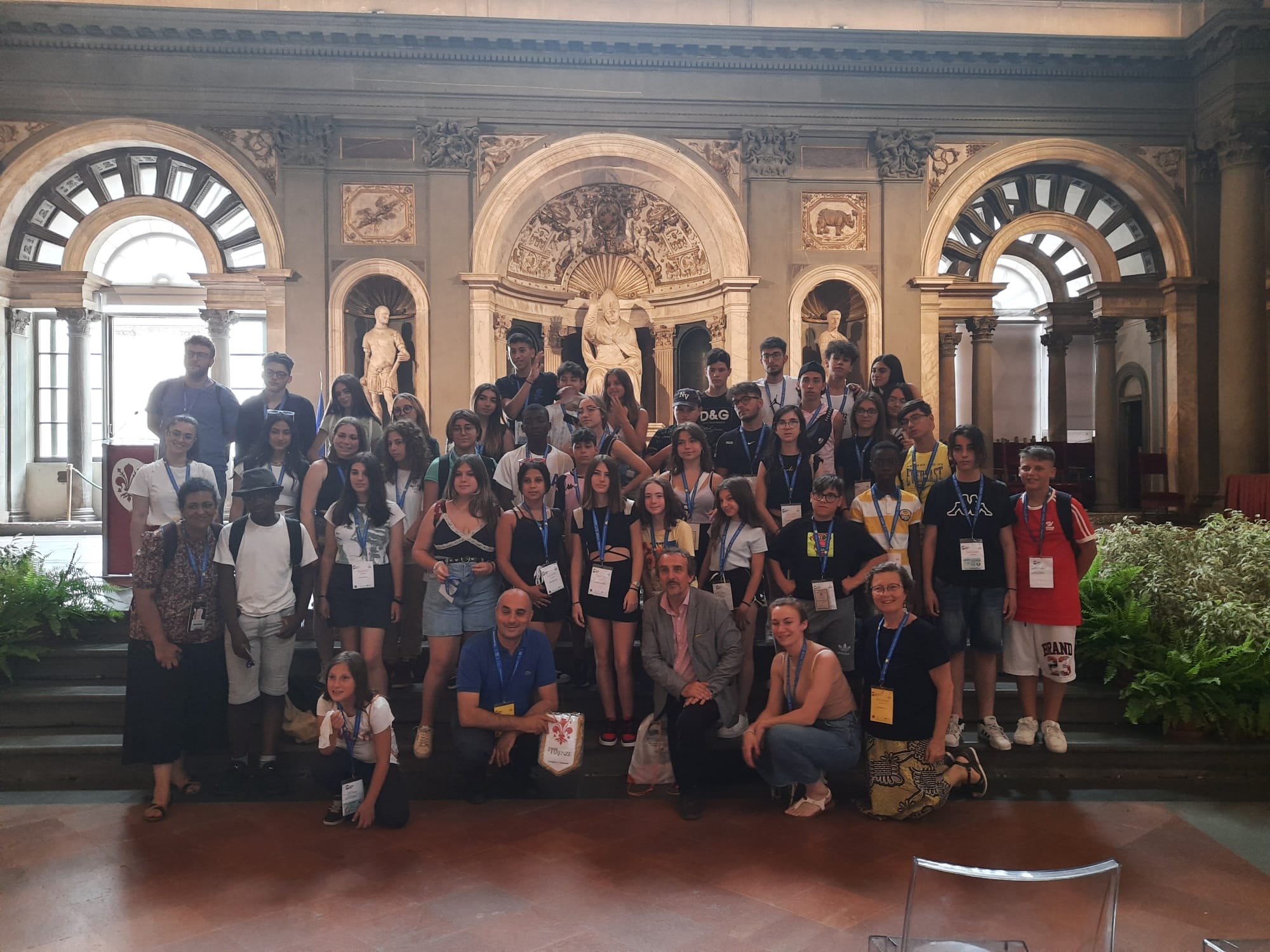 I ragazzi di don Puglisi in Palazzo Vecchio I ragazzi di don Puglisi in Palazzo Vecchio