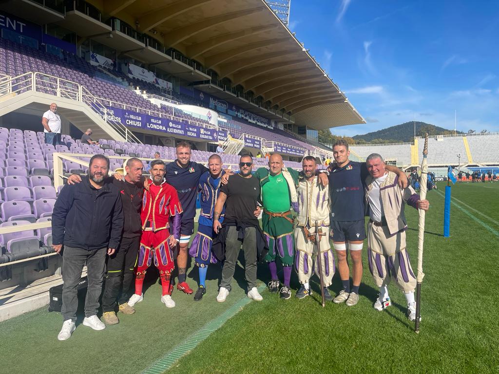 Calcio Storico Fiorentino e Nazionale di rugby