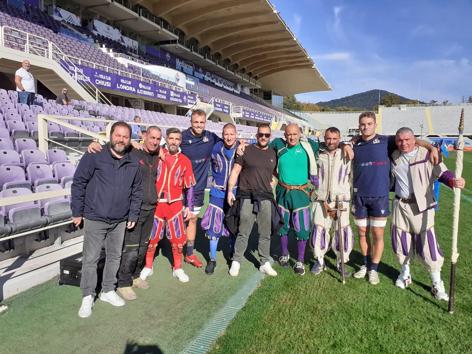 Calcio Storico Fiorentino e Nazionale di rugby