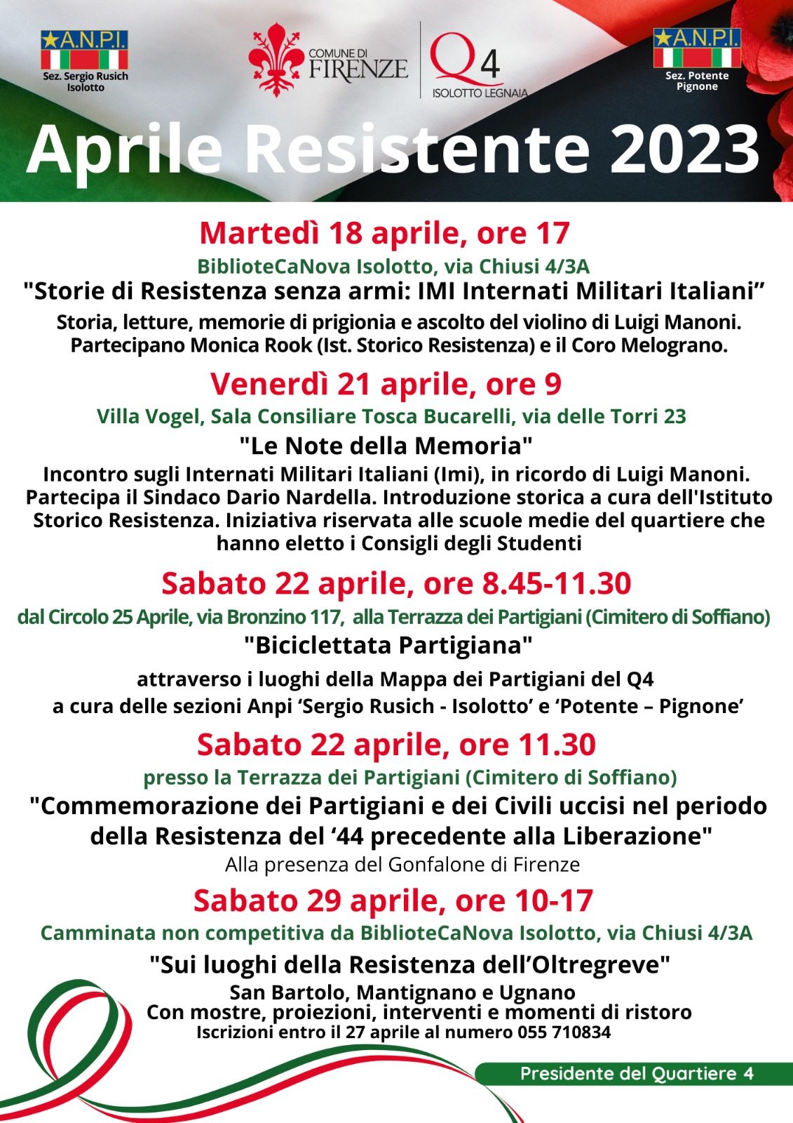 Aprile Resistente al Quartiere 4 Aprile Resistente al Quartiere 4