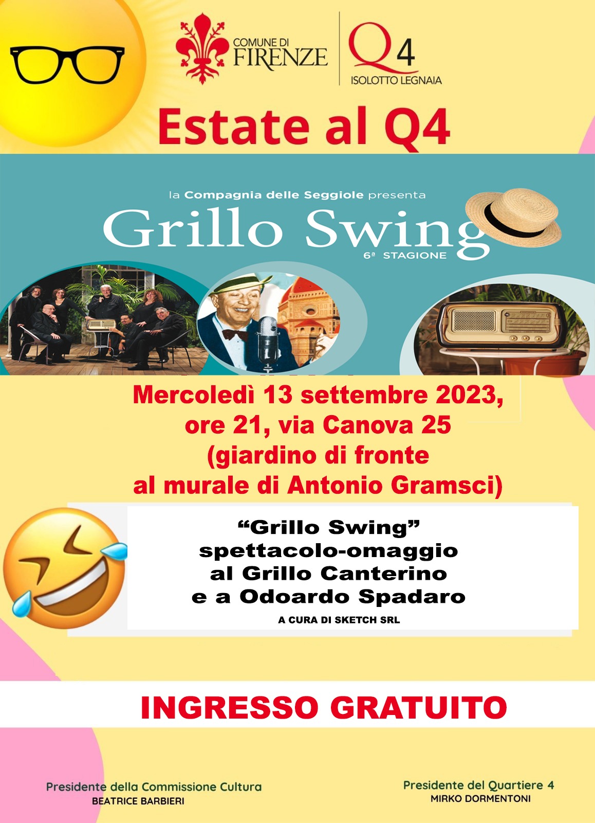 Grillo swing Canova al Quartiere 4 Grillo swing Canova al Quartiere 4