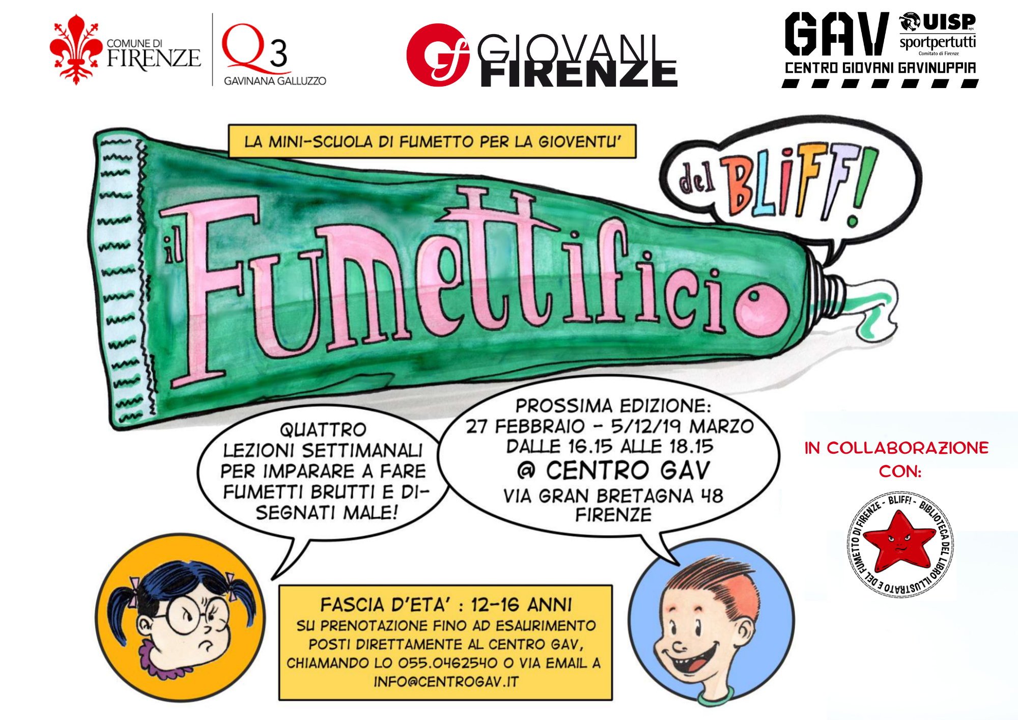 Fumettificio al Quartiere 3 Fumettificio al Quartiere 3