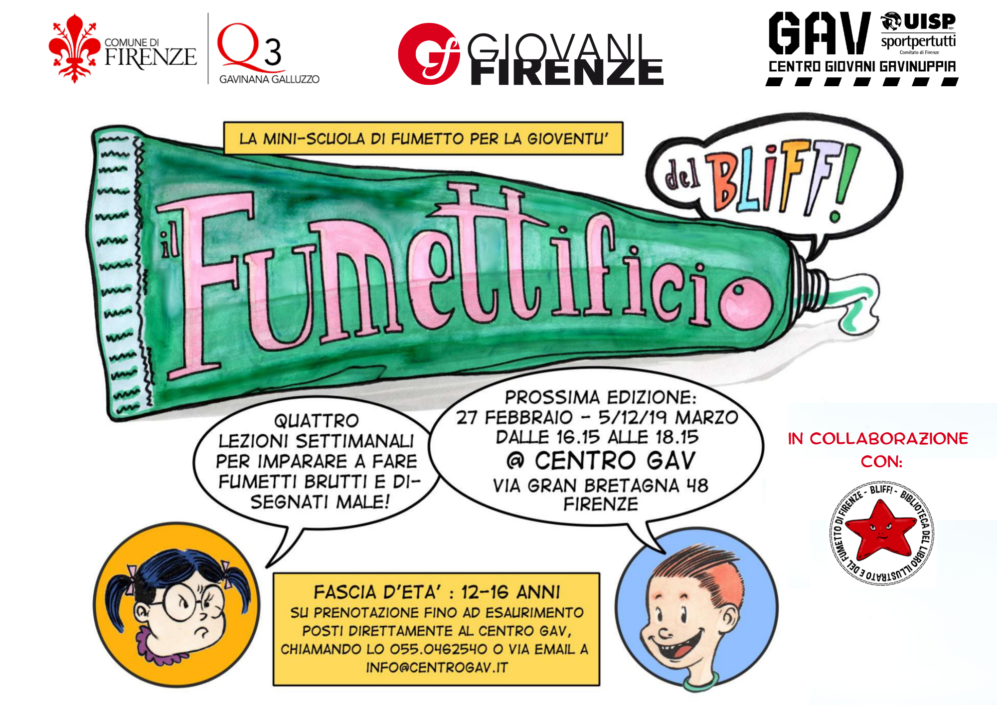 Fumettificio al Quartiere 3