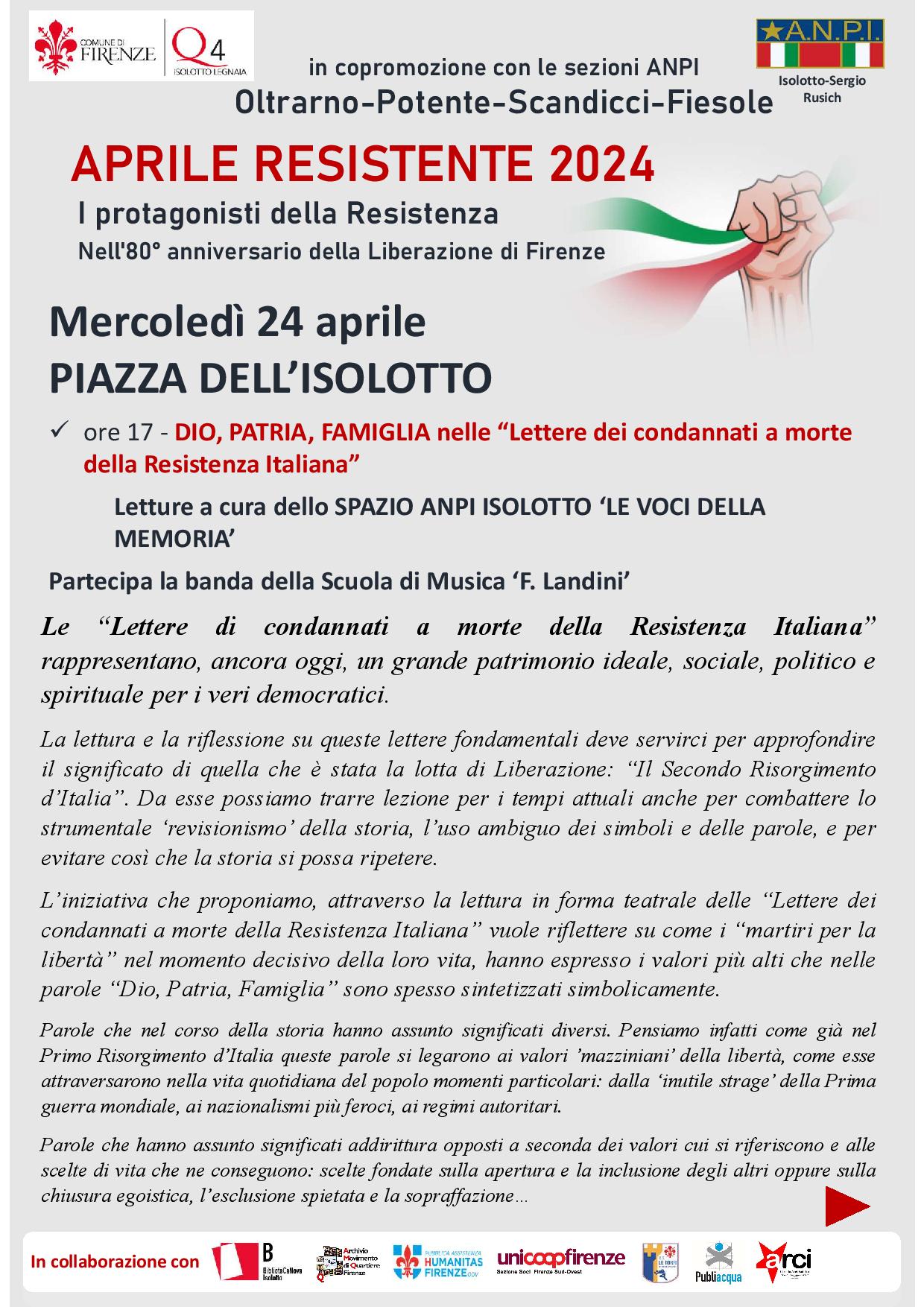 Aprile Resistente al Quartiere 4