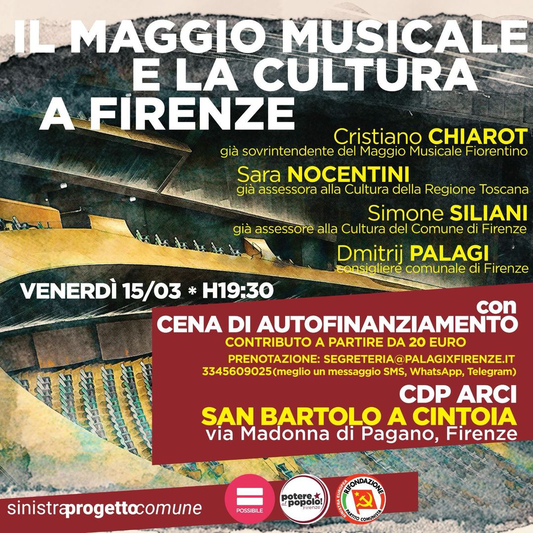 Il Maggio musicale e la cultura a Firenze Il Maggio musicale e la cultura a Firenze