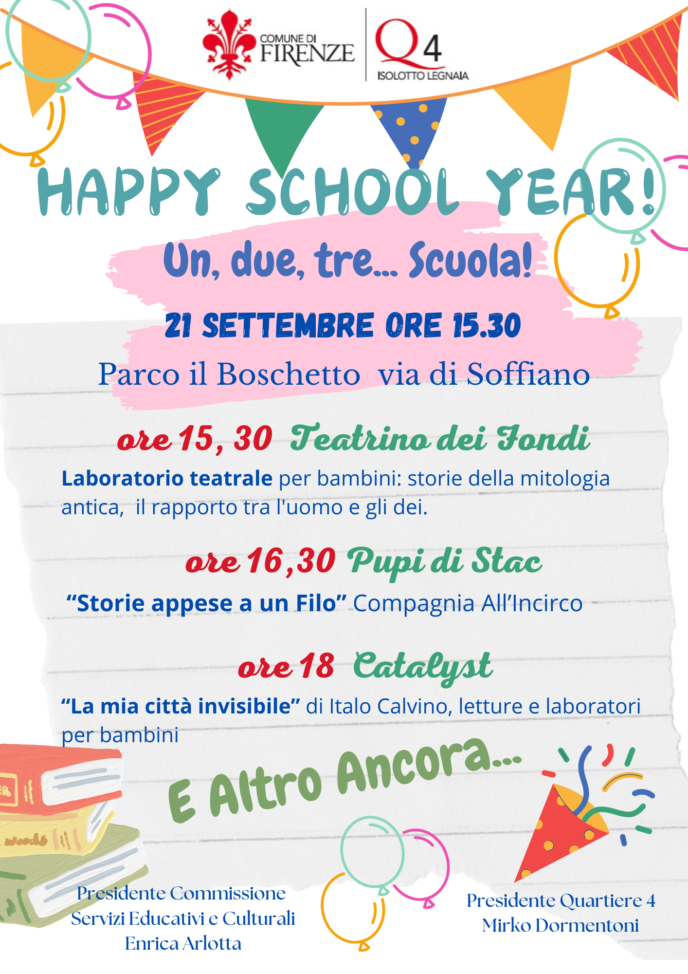 Festa della scuola al Quartiere 4 Festa della scuola al Quartiere 4