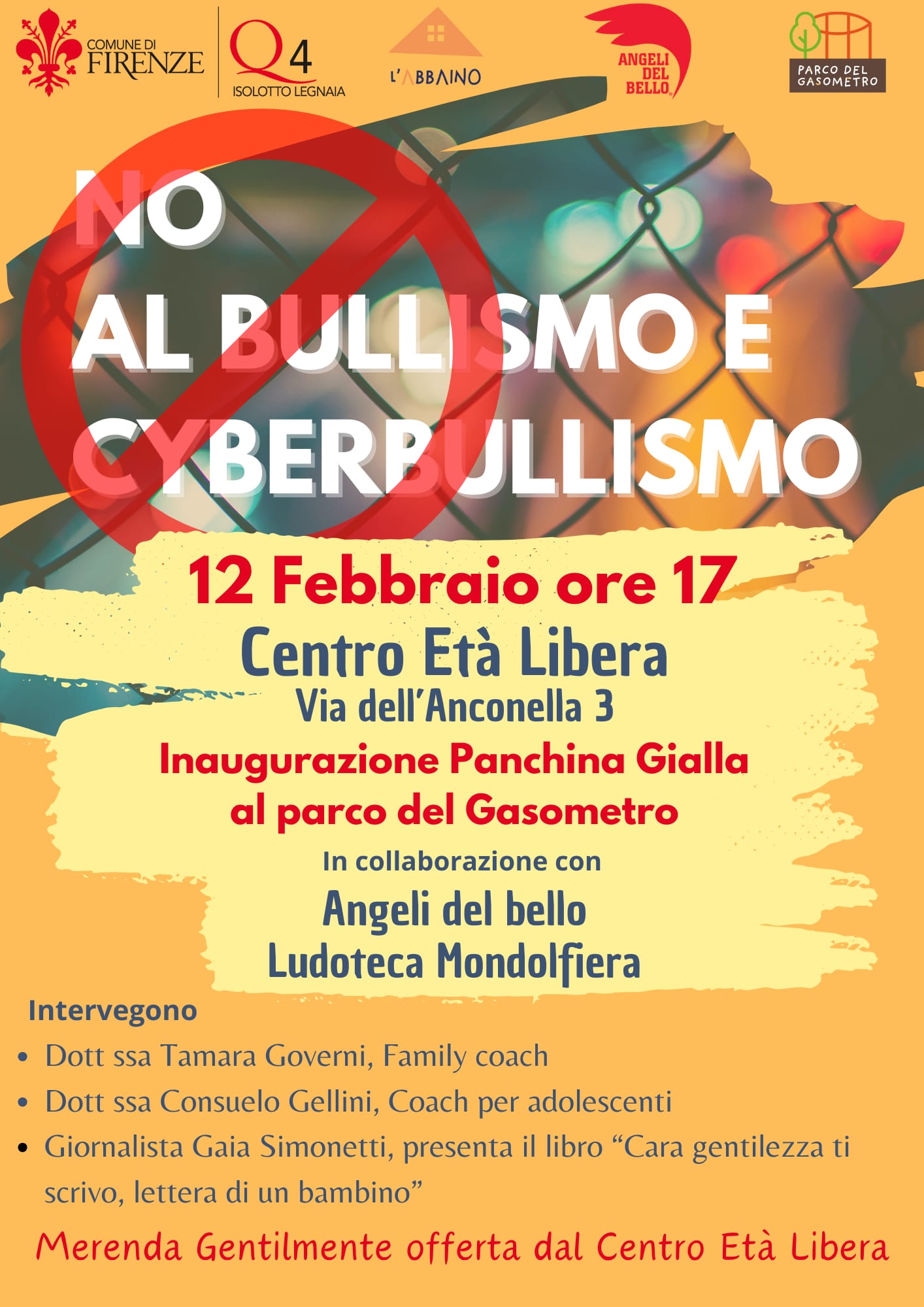 No al bullismo al Quartiere 4