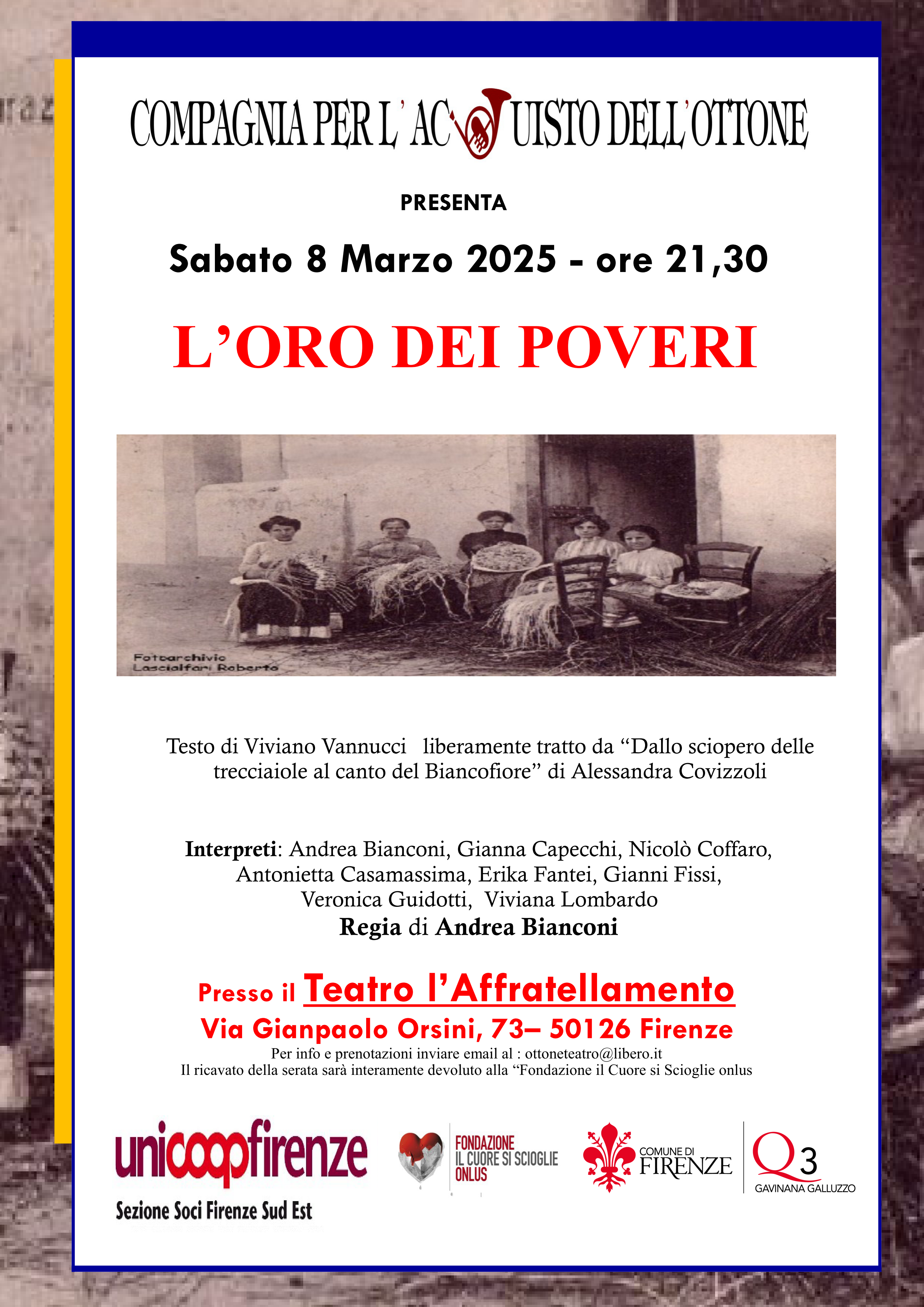 Oro dei Poveri Affratellamento