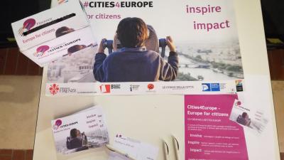 Immagini dall'incontro Europa creativa alle Murate