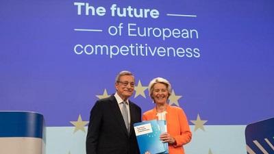 Mario Draghi e Ursula von der Leyen - The future of European competitiveness