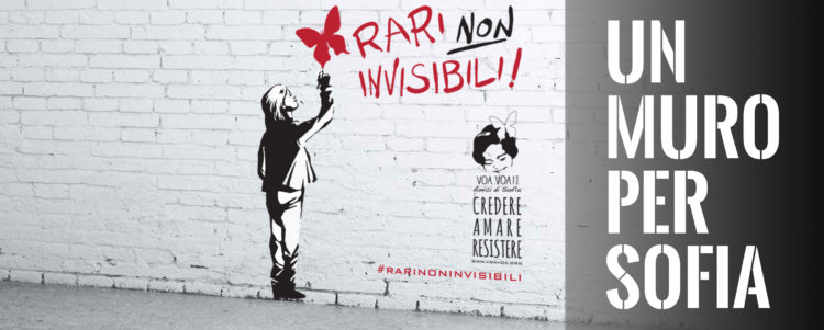 Stencil murale #rarinoninvisibili Stencil murale rari non invisibili