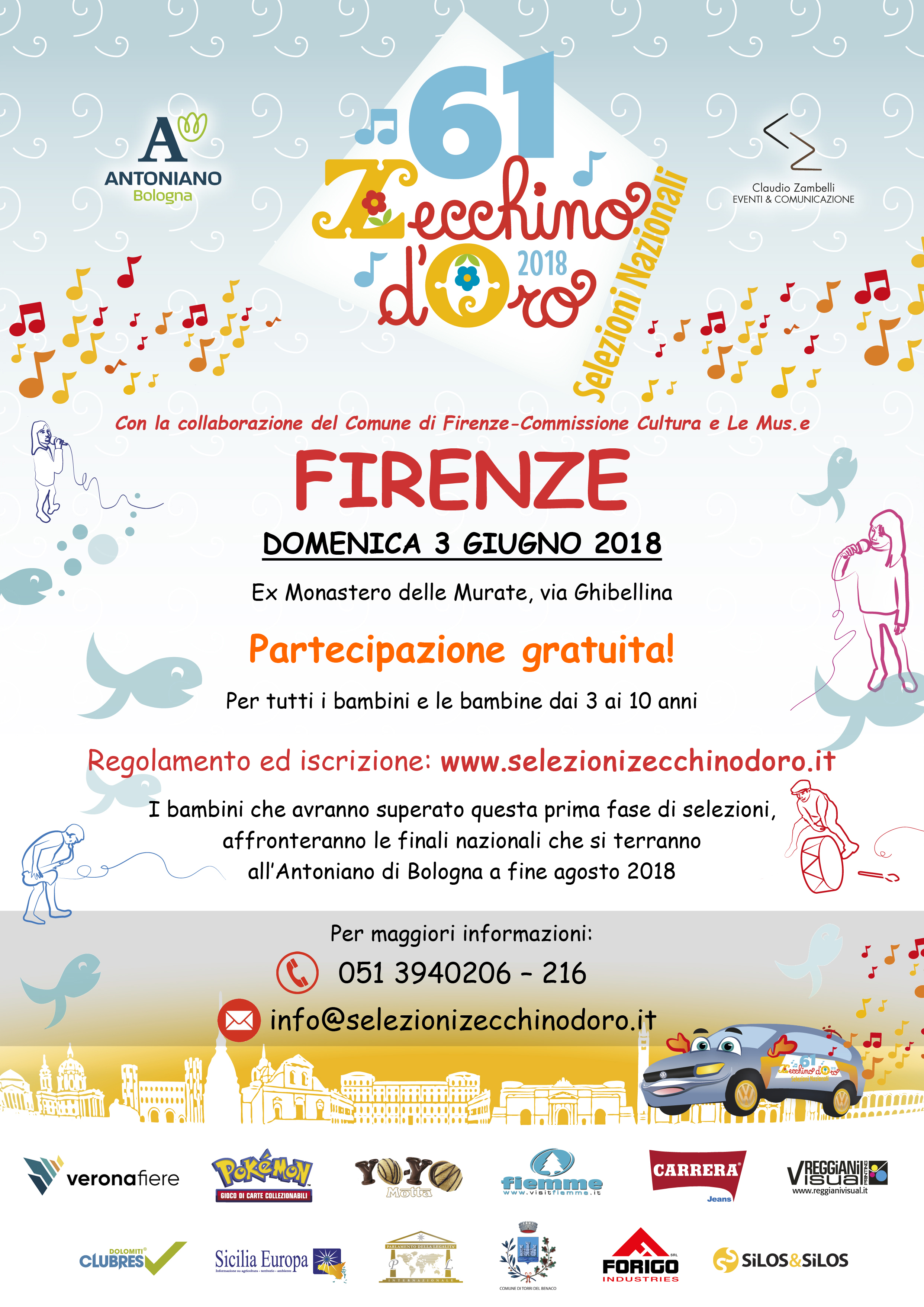 Presentate le selezioni in Toscana per lo Zecchino d'Oro Presentate le selezioni in Toscana per lo Zecchino d'Oro