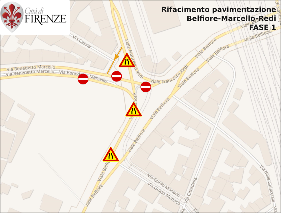 Asfaltatura viale Belfiore 1° fase