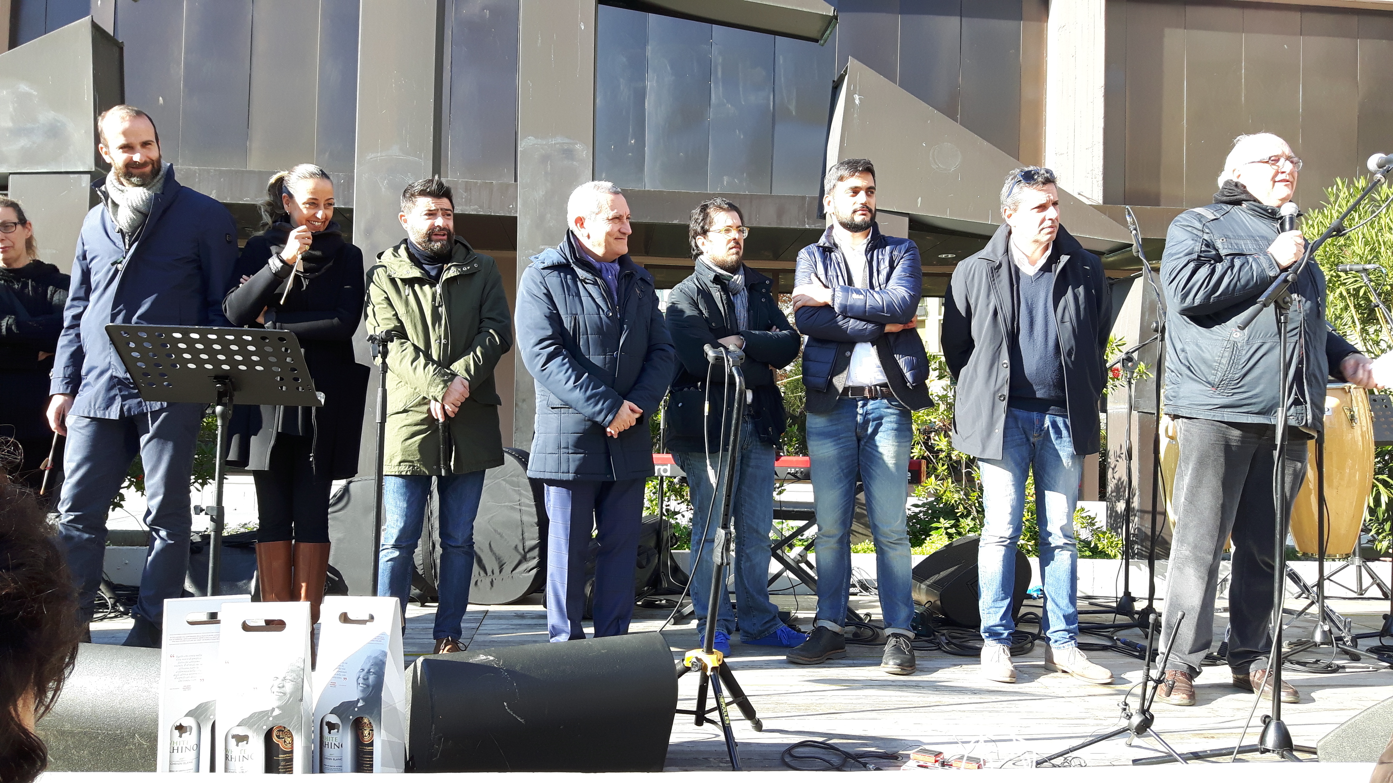 Inaugurazione murales Mandela Inaugurazione murales Mandela