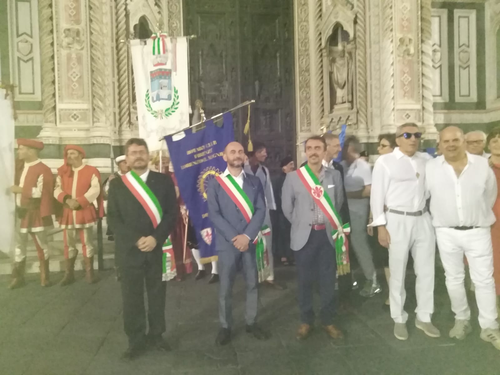 Il presidente del Consiglio comunale Luca Milani alle celebrazioni per Sant'Anna Il presidente del Consiglio comunale Luca Milani alle celebrazioni per Sant'Anna