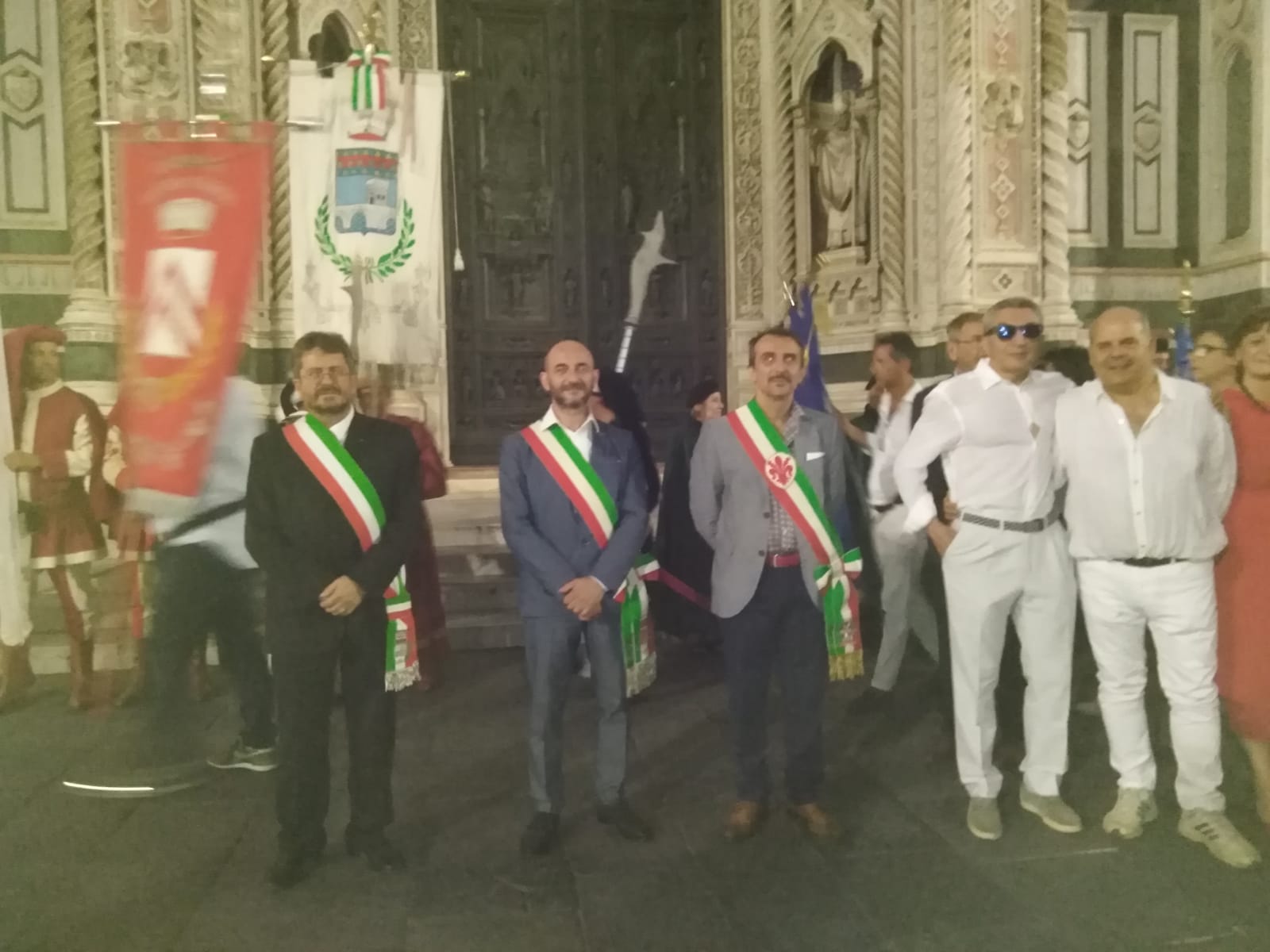 Il presidente del Consiglio comunale Luca Milani alle celebrazioni per Sant'Anna Il presidente del Consiglio comunale Luca Milani alle celebrazioni per Sant'Anna