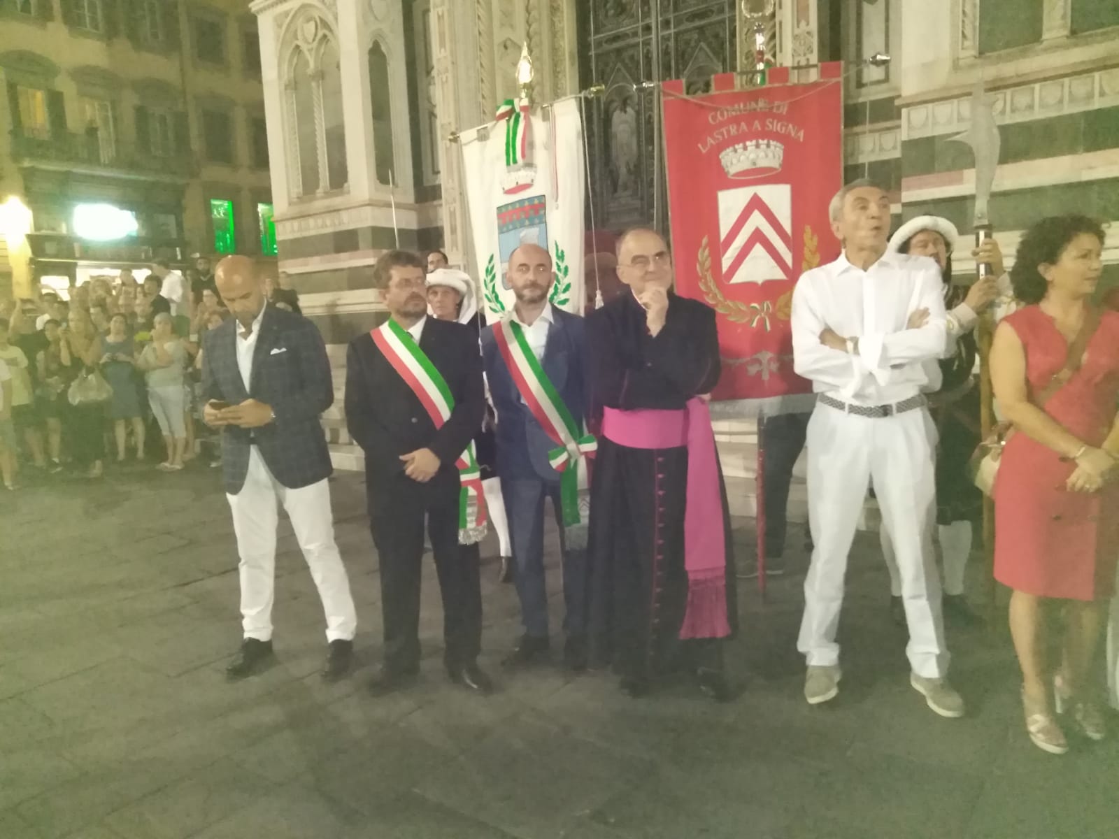 Il presidente del Consiglio comunale Luca Milani alle celebrazioni per Sant'Anna Il presidente del Consiglio comunale Luca Milani alle celebrazioni per Sant'Anna