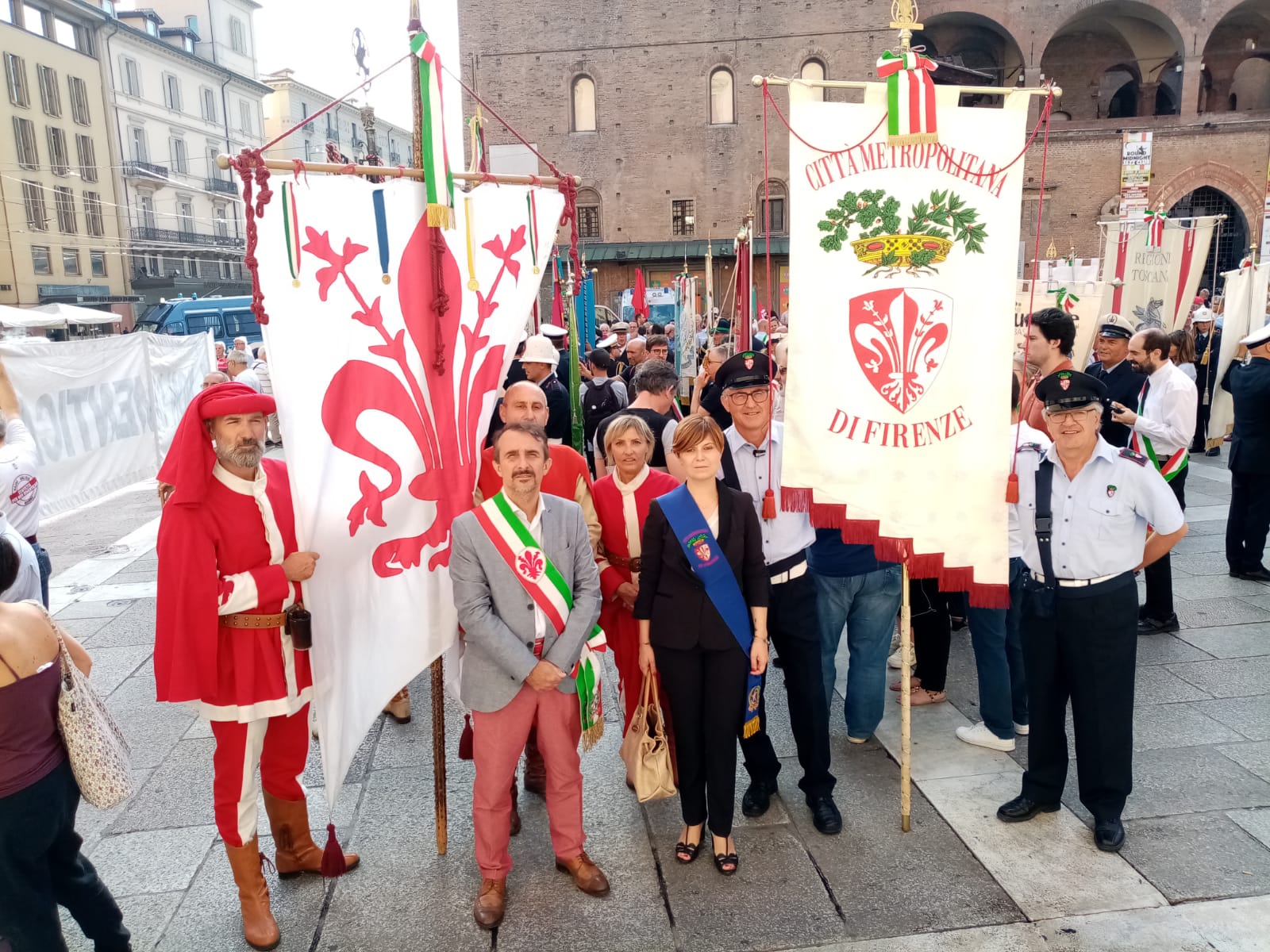 Il presidente Luca Milani alla commemorazione della strage di Bologna Il presidente Luca Milani alla commemorazione della strage di Bologna
