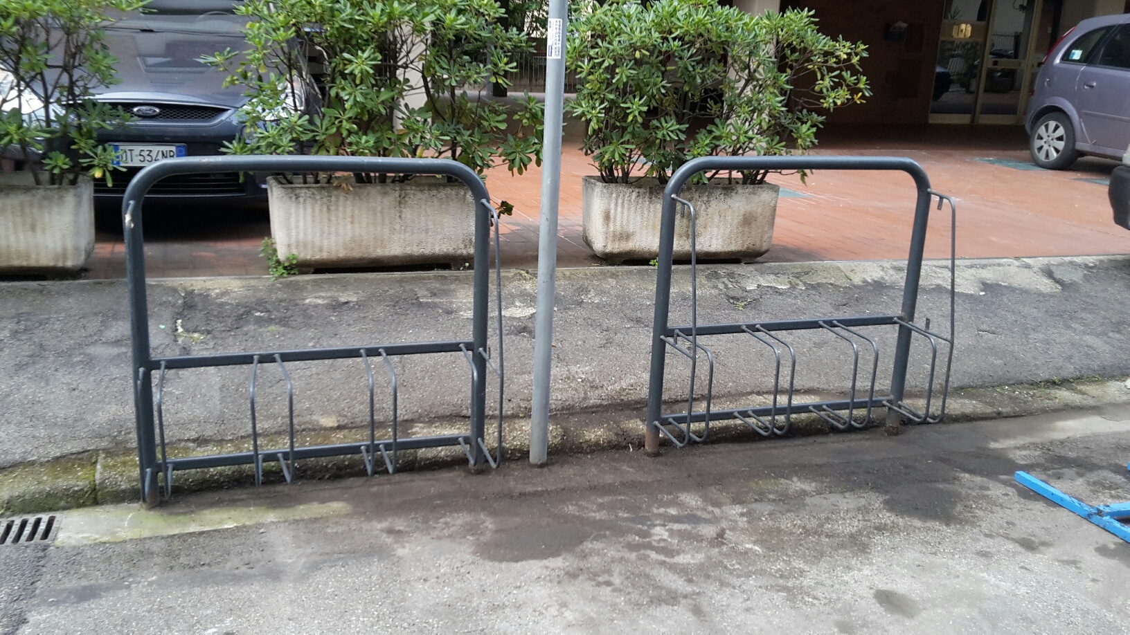 Rastrelliera dopo la pulizia