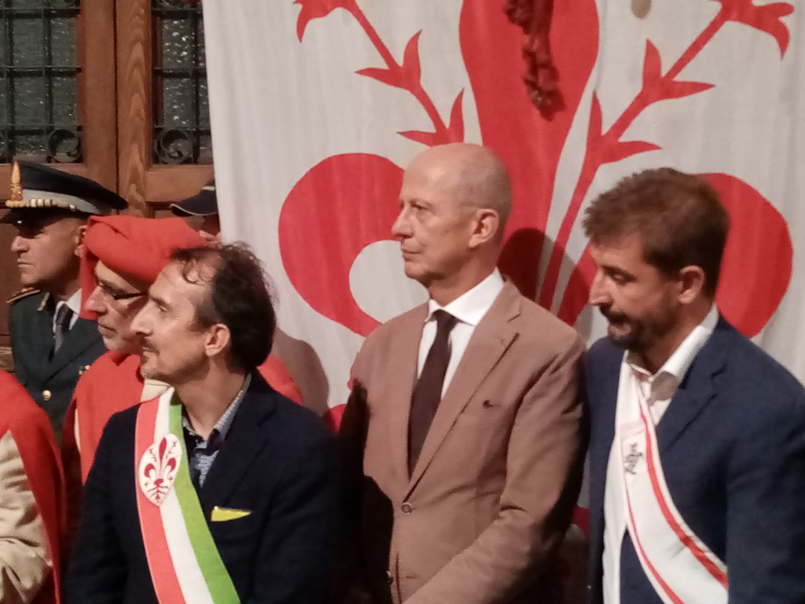 Il Presidente Milani alla commemorazione della liberazione di Prato Il Presidente Milani alla commemorazione della liberazione di Prato
