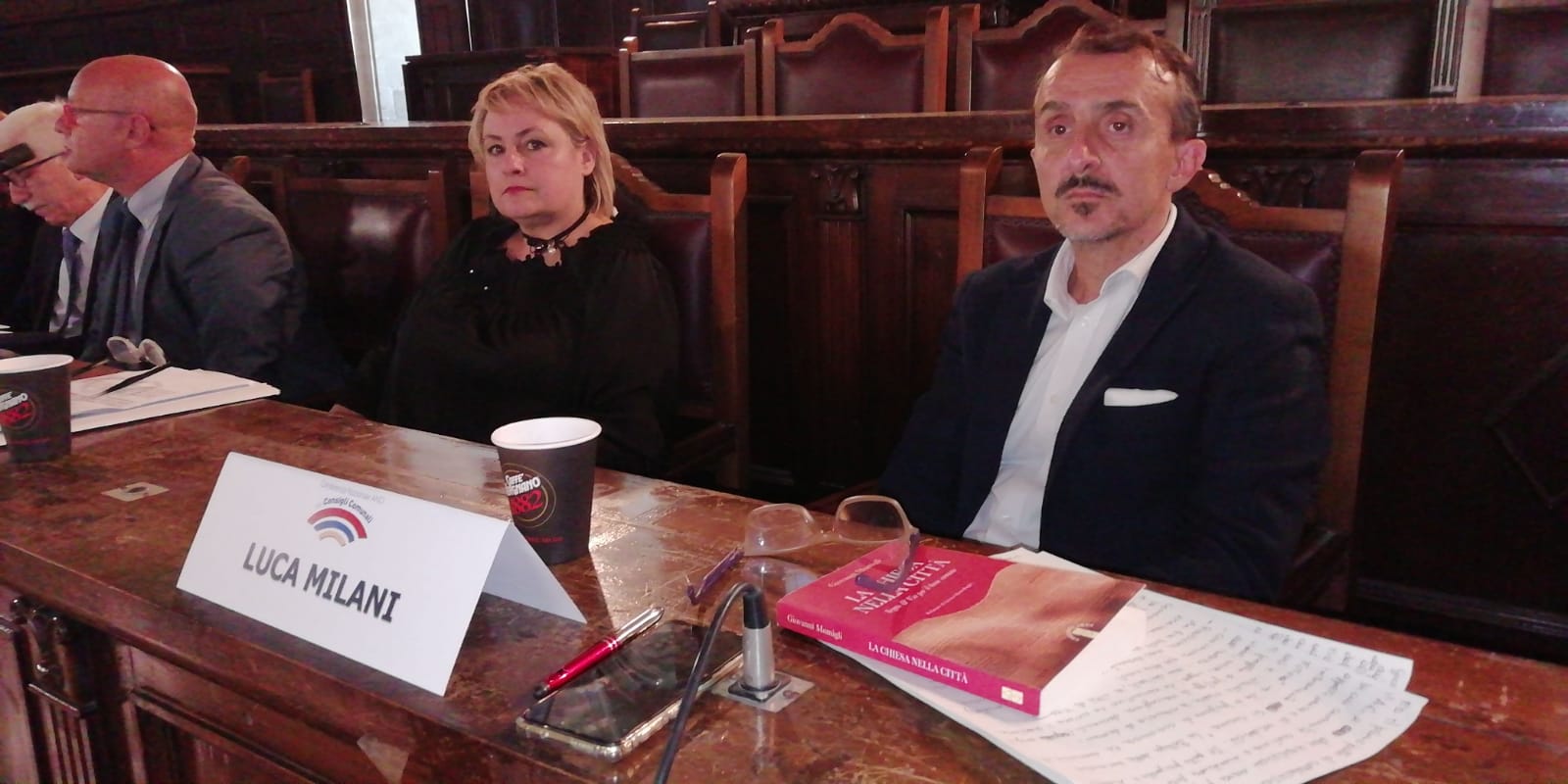 Il presidente Luca Milani a Napoli Il presidente Luca Milani a Napoli