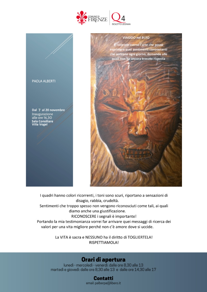 Mostra Viaggio nel buio Mostra Viaggio nel buio