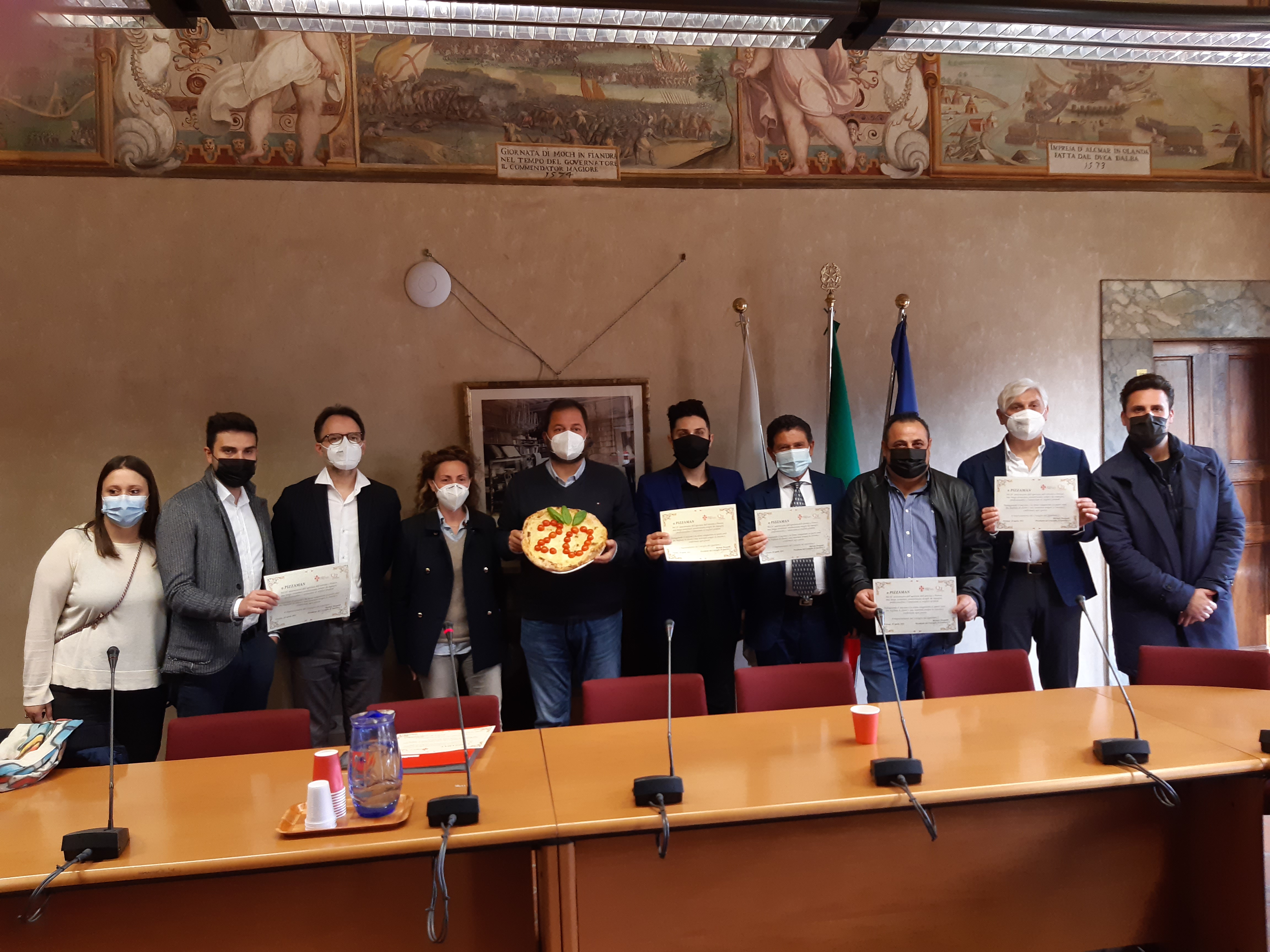 Premiati i 20 anni di attività di Pizzaman a Firenze Premiati i 20 anni di attività di Pizzaman a Firenze