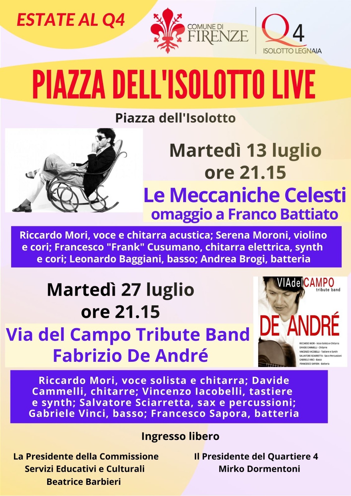 Luglio in piazza dell'Isolotto Luglio in piazza dell'Isolotto