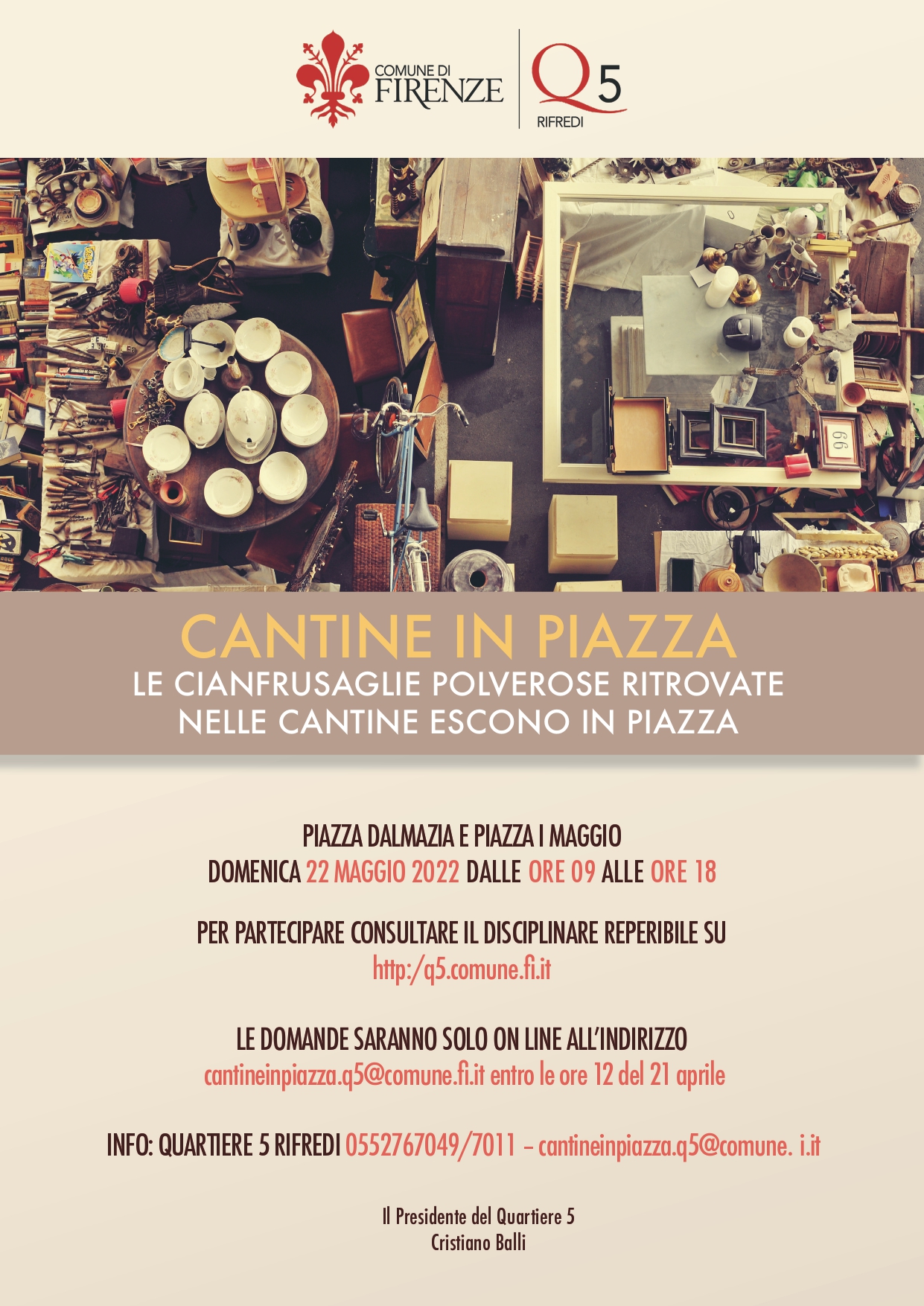 Cantine in piazza al Quartiere 5
