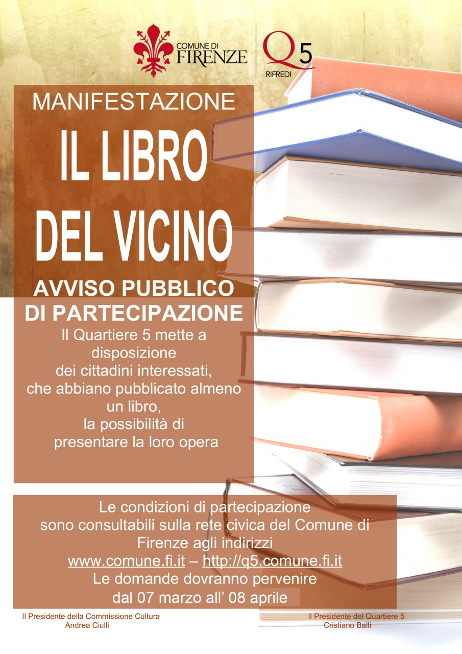 Il libro del vicino al Quartiere 5