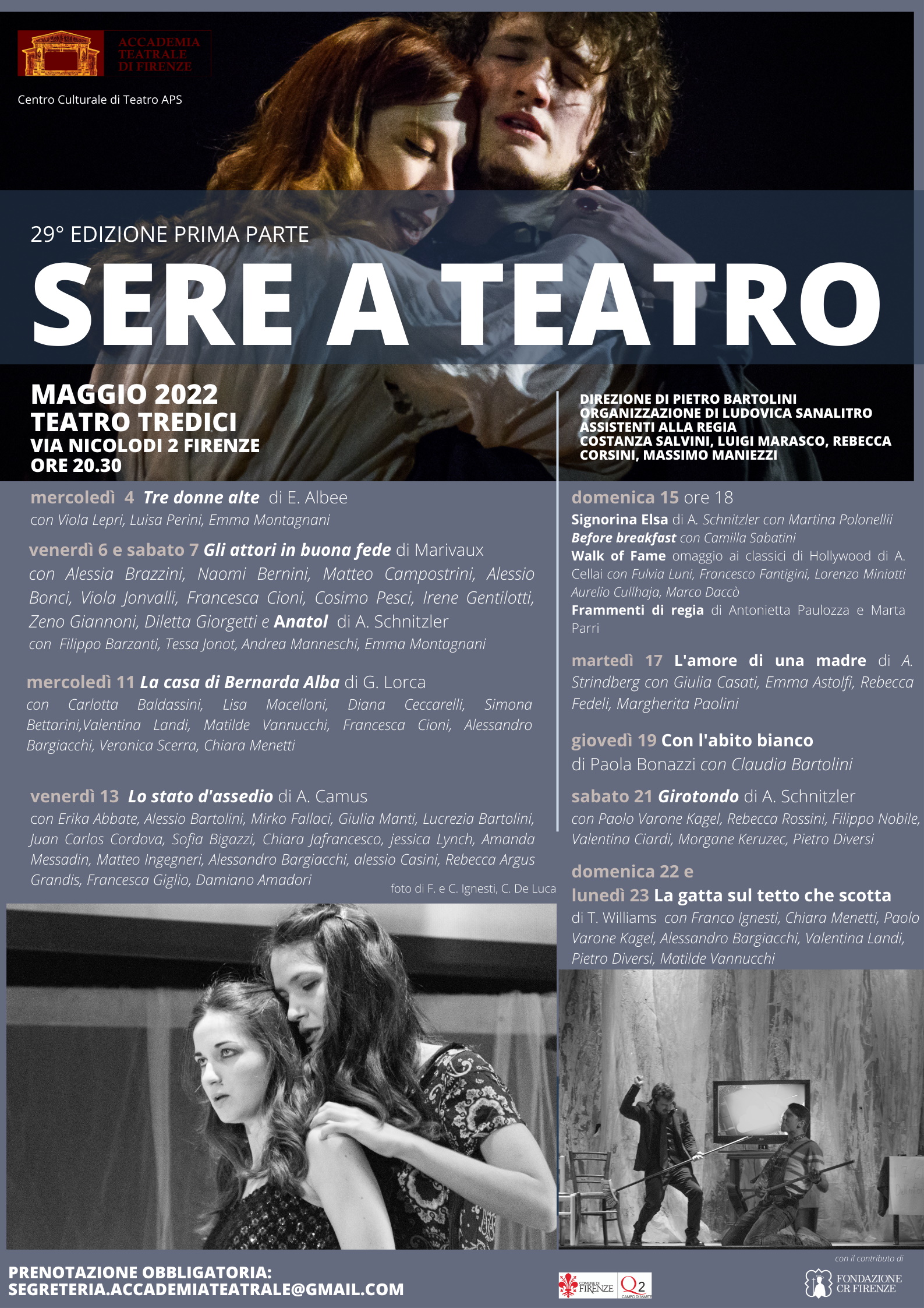 Sere a Teatro al Teatro 13 nel Quartiere 2 Sere a Teatro al Teatro 13 nel Quartiere 2