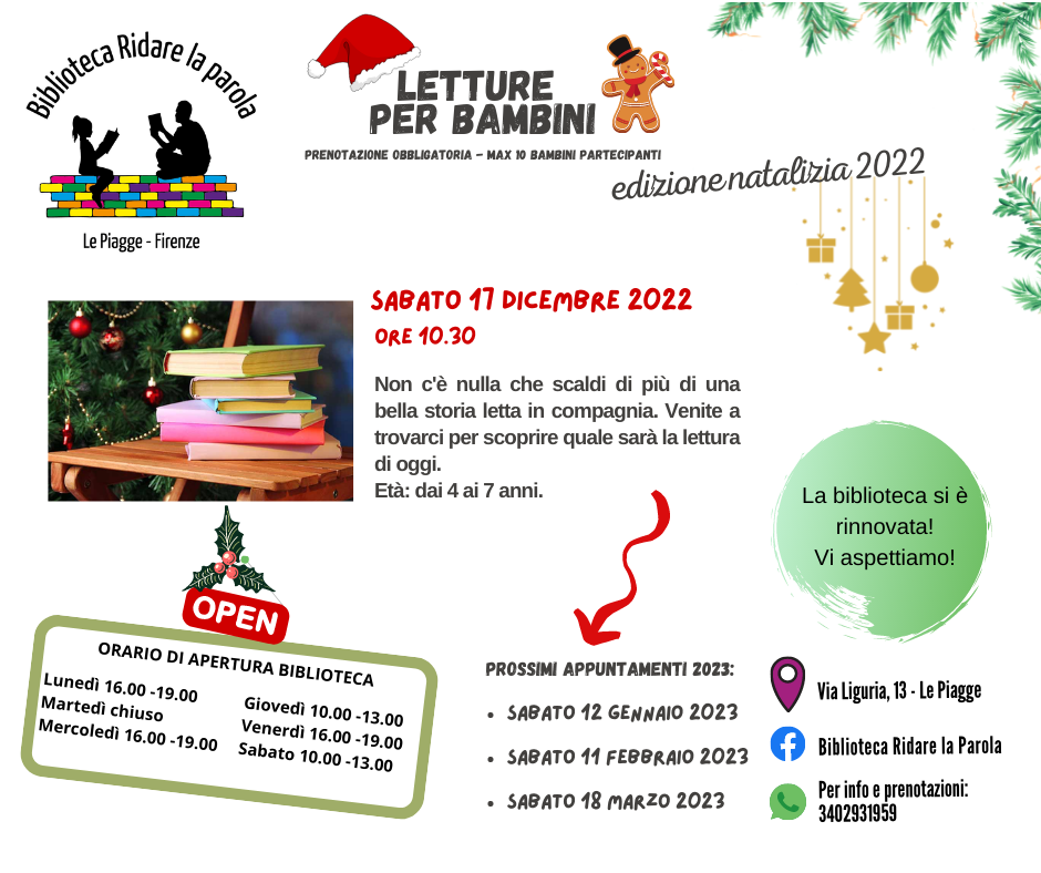 Letture di Natale al Quartiere 5 Letture di Natale al Quartiere 5