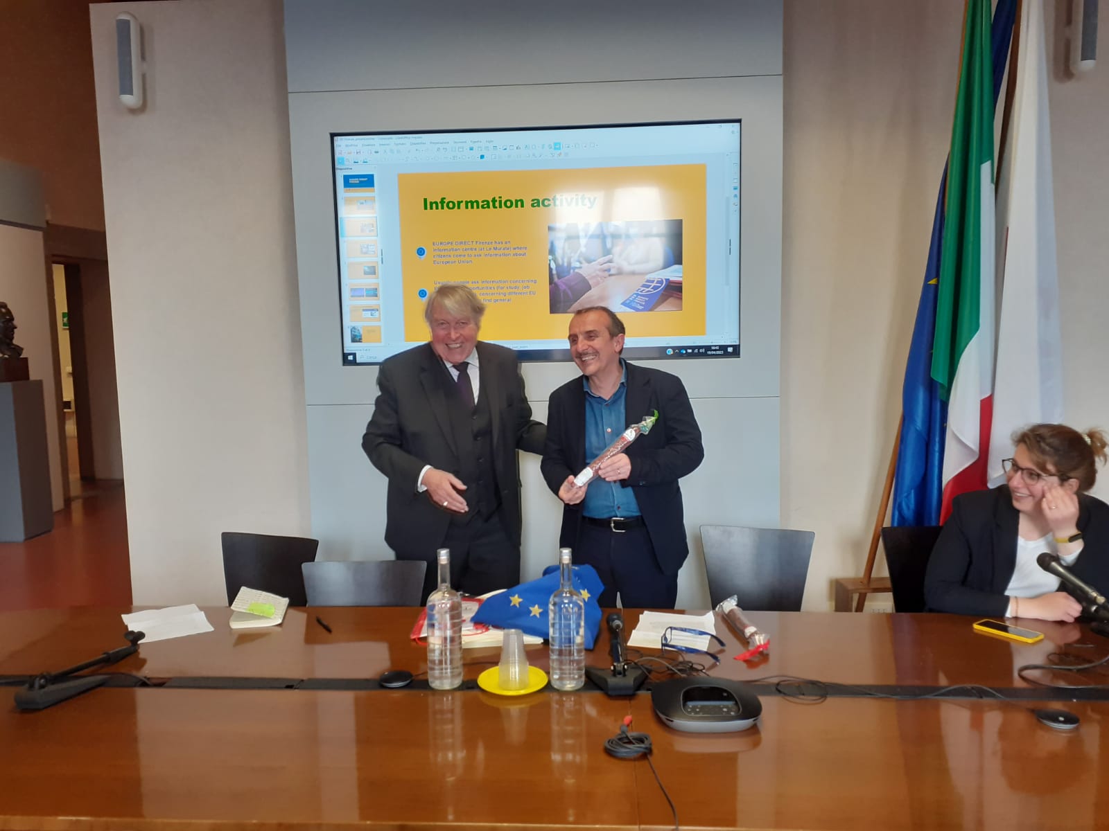 Incontro Milani con delegazione dell'Associazione Europa Union Germany Incontro Milani con delegazione dell'Associazione Europa Union Germany
