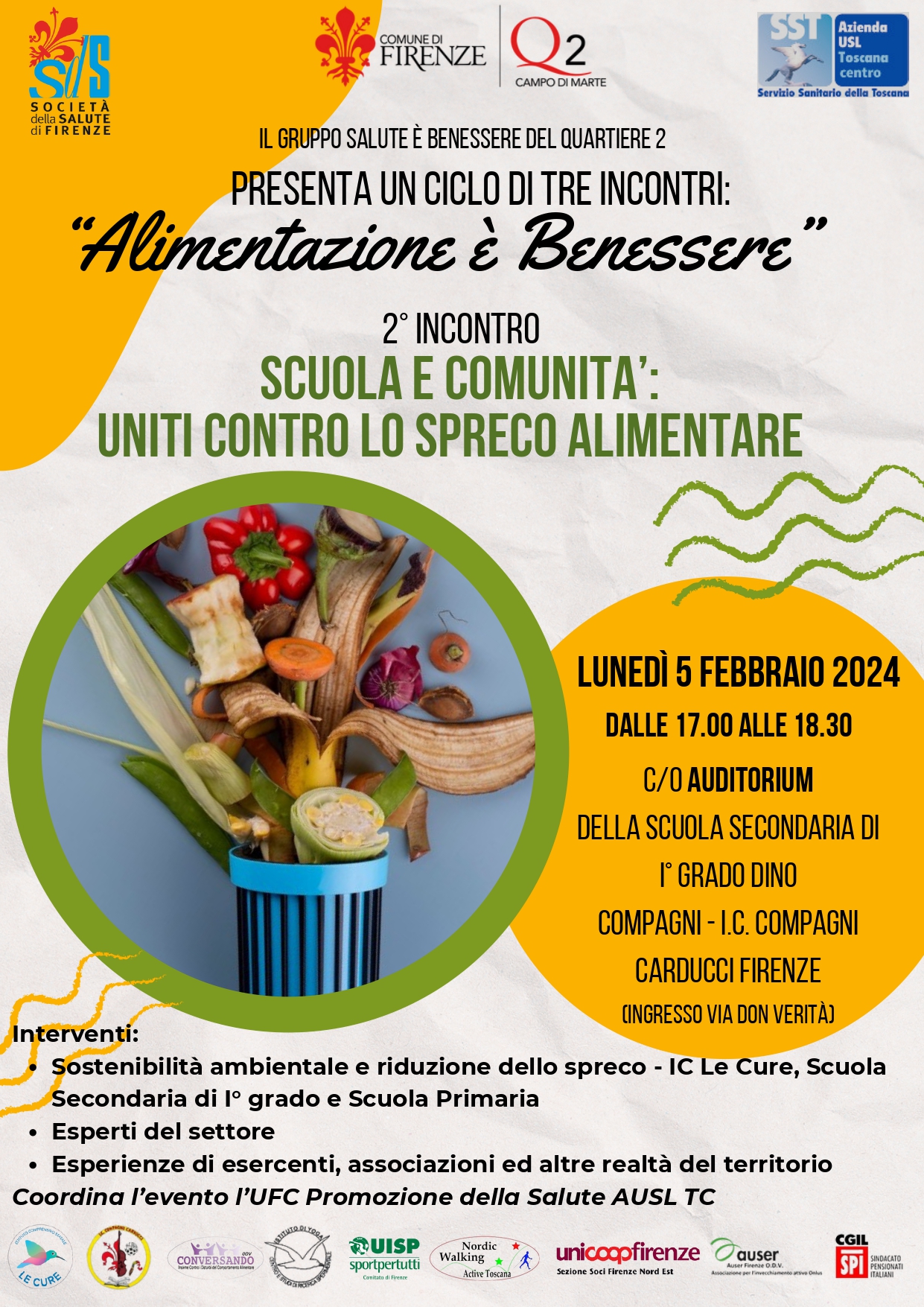 Alimentazione e benessere al Quartiere 2 Alimentazione e benessere al Quartiere 2