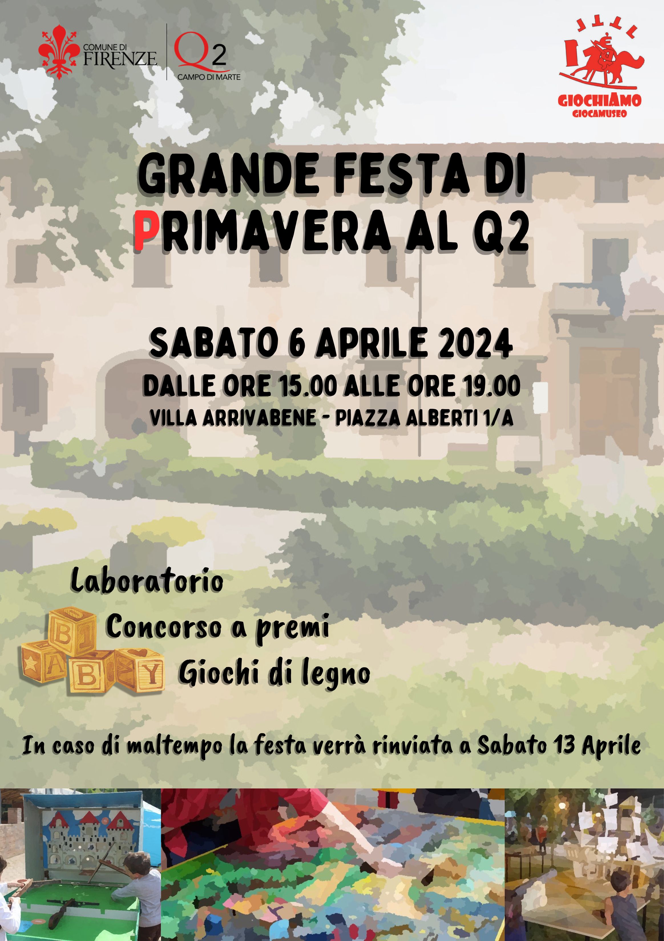 Grande festa di Primavera al Quartiere 2 Grande festa di Primavera al Quartiere 2