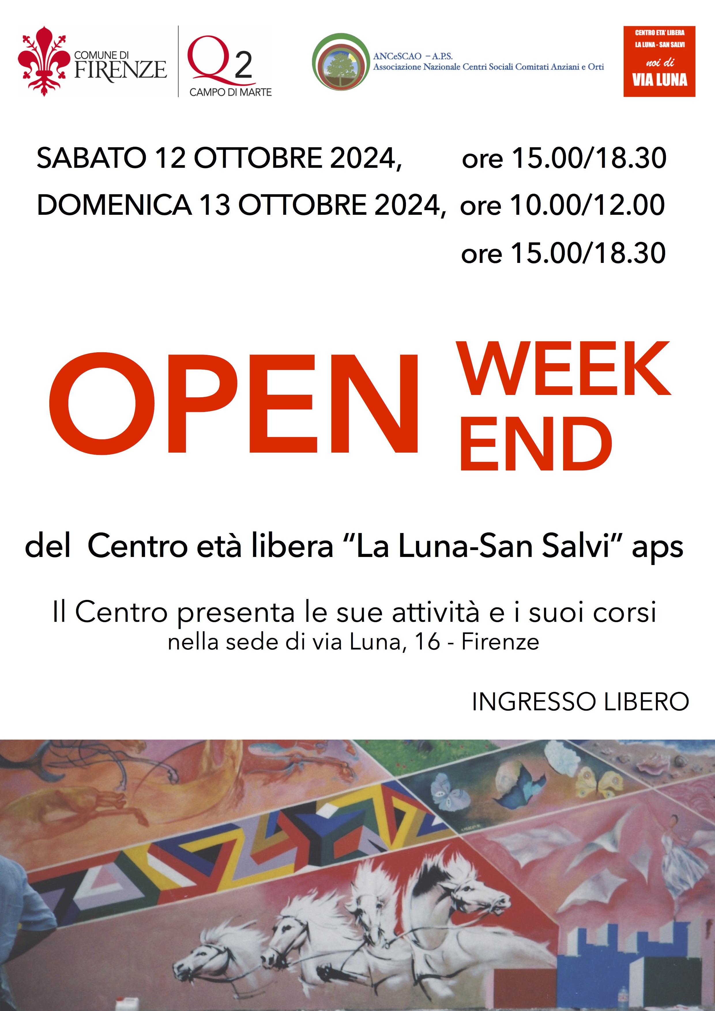 Open Week end Q2 Open week end Q2