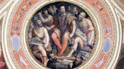 pittura murale raffigurante Cosimo I