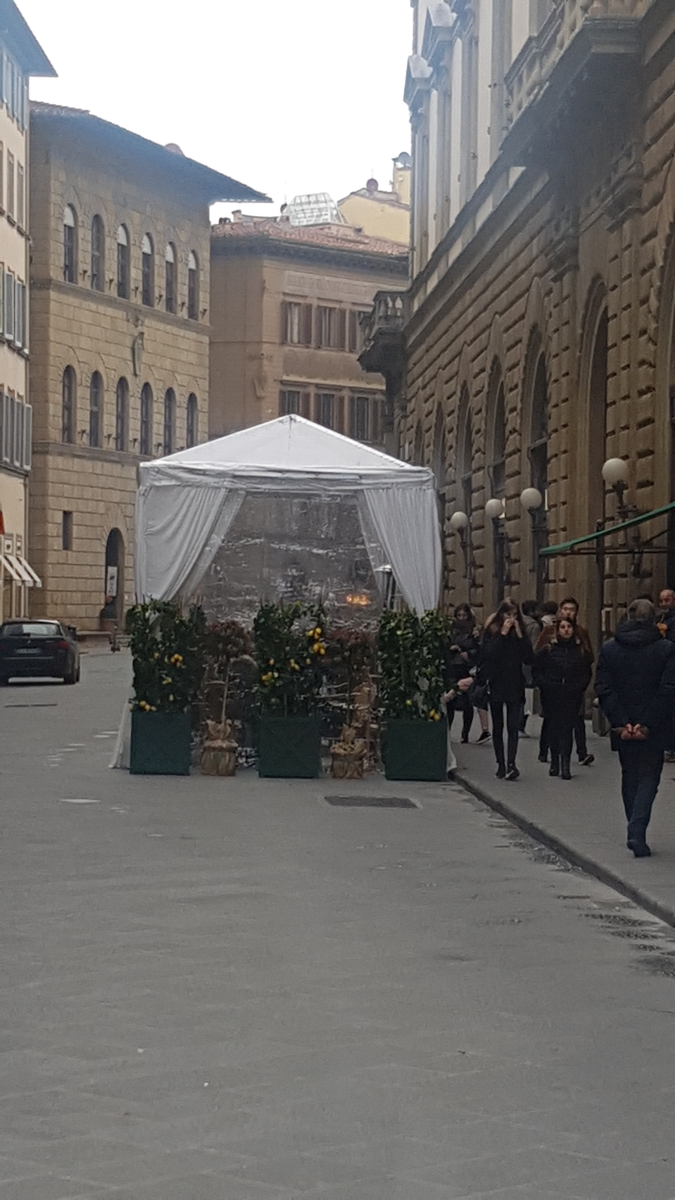 Dehor in via Tornabuoni