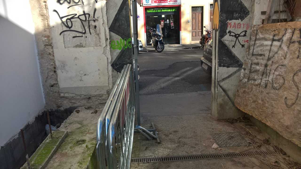 l'area prima dell'intervento
