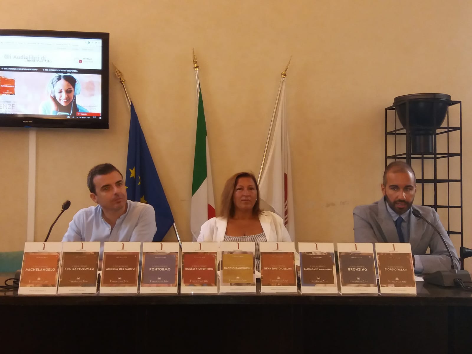 Presentati gli audiolibri di Finestre sull'Arte