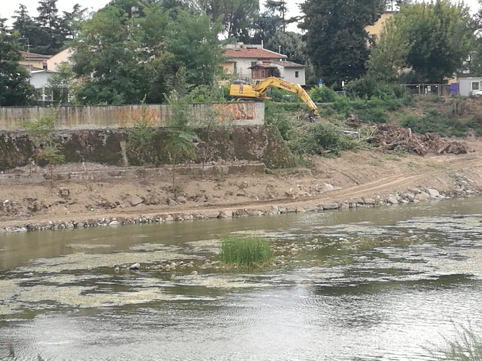 Abbattimenti in zona di Nave a Rovezzano