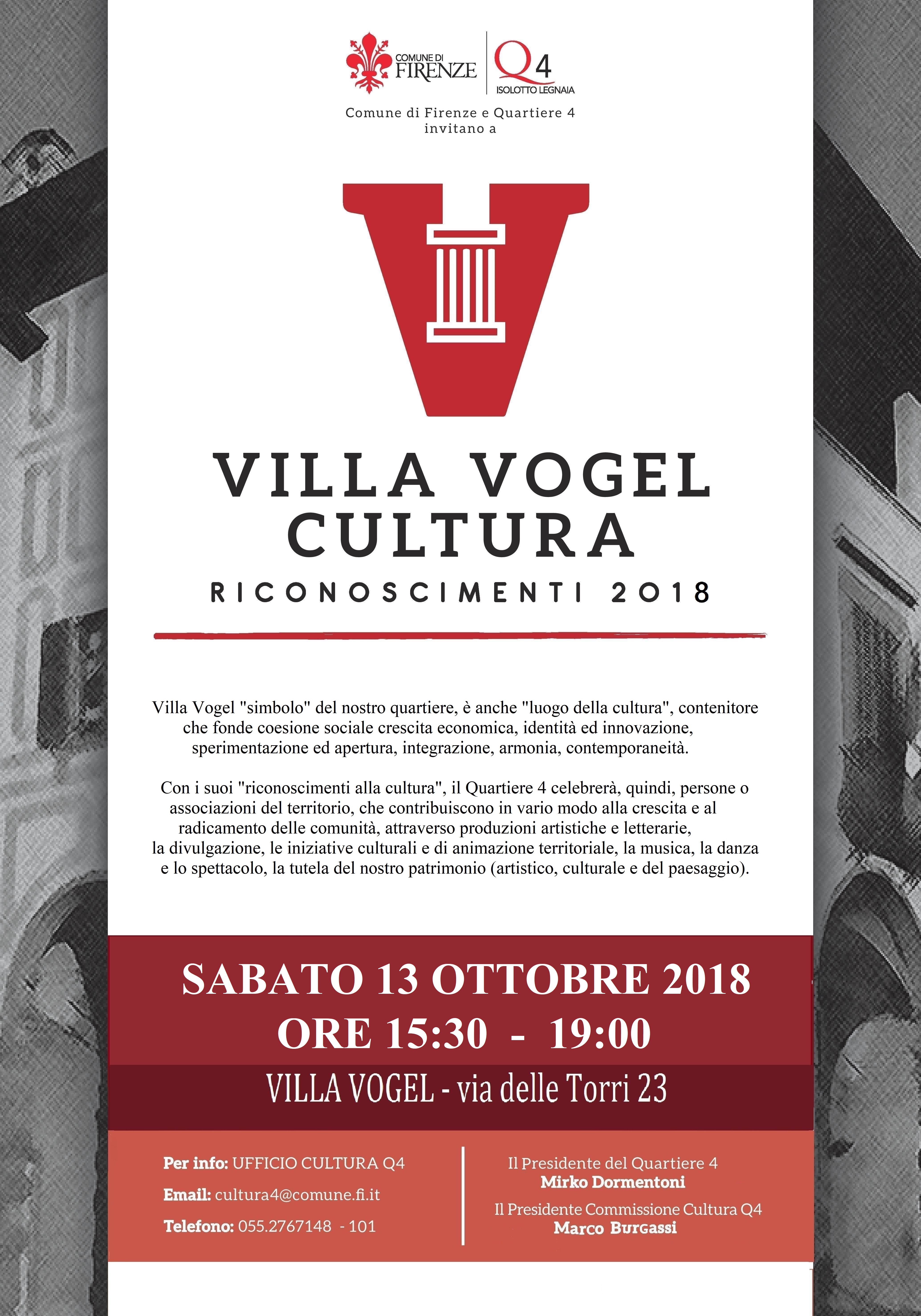 Villa Vogel Cultura 2018